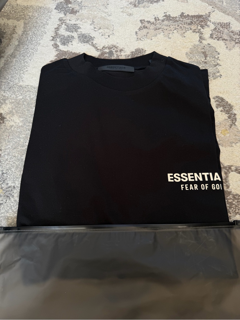 Brand new ESSENTIALS Men’s Jet Black T-Shirt